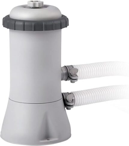 Intex 28604 530 GPH 220-240 V Cartridge Pump Pool Filter - Grey, Medium